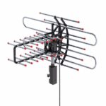 10000 110V 40-860MHz 20±3dB 350°Rotation UV Dual-band Outdoor Antenna Black - Image 20
