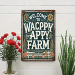 CIFbuy WACPPYAPPY Vintage Rustic Metal Sign Welcome To Farm, 8x12 Inch Decorative Iron Wall Plaque, Farmhouse Home Garden Indoor Outdoo TikTok, TikTok, Self-pickup Logiopics - Image 3
