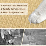 2-Pack 32"x20" Natural Sisal Cat Scratching Mats, Multifunctional Resting & Play Pads for Multi-Cat Households - Image 10