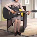 [Do Not Sell on Amazon] GT502 41-Inch Notch Spruce Panel Matte Edging Folk Guitar Bag Shield Wrench Black - Image 13