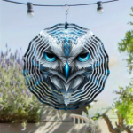 CIFbuy 10 Inch Eagle Pattern Rotating Hanging Wind Chime Balcony Courtyard Decoration Summer Gift (TikTok, temu pick-up service) - Image 4