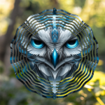 CIFbuy 10 Inch Eagle Pattern Rotating Hanging Wind Chime Balcony Courtyard Decoration Summer Gift (TikTok, temu pick-up service) - Image 5