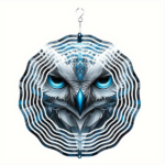 CIFbuy 10 Inch Eagle Pattern Rotating Hanging Wind Chime Balcony Courtyard Decoration Summer Gift (TikTok, temu pick-up service) - Image 6