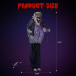 6.9ft Werewolf Outdoor Halloween Decorations - Image 3