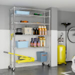3-Drawer File Cabinet with Wheels, Rolling Wood Printer Stand with Open Storage Shelves for Home Office, White - Image 7