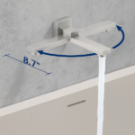 Male NPT Folding Bathtub Shower Faucet, Rain Shower Head System with Bath Tub Faucet Set and Handheld for Bathroom, Brushed Nickel 3 Function[Unable ship on weekends, TK/TEMU only for pickup, only TX10643 warehouse supports GOFO] - Image 4