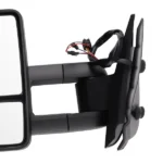 Heated Mirror fit for Chevrolet Avalanche 2007-2013 White Extendable YH-3351 - Image 3