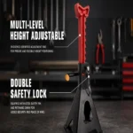 2 Ton Jack Stands Pair, Heavy‑Duty Adjustable Steel Car Jack Stands with Locking Pin, Safety Support for Auto Repair, Tire Change & Vehicle Maintenance - Image 4