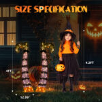 4ft 2D Witch legs Outdoor Halloween Decorations - Image 7