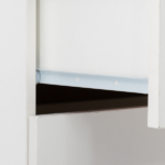 MDF Wood Simple 4-Drawer Dresser White - Image 19