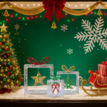 Set of 3 Lighted Iridescent Cut-out Gift Box Christmas Decorations, Pre-lit Holiday Decor with 357 White LED Lights for Xmas Outdoor Indoor Decor Lighted Holiday Displays - Image 6