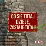 CIFbuy 1pc Vintage Polish Slogan Metal Sign 7.87x11.81 Inch, What Happens Here Stays Here Humorous Quote Iron Wall Art, Iron Wall Art, Retro Funny Hom MeikTok, MeikTok, umorous Quote Iron Wall Art Self-chckup LogiopHomys Here - Image 3
