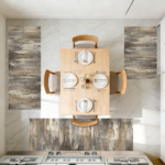 Three-piece kitchen rug set, non-slip and washable, abstract pattern kitchen hallway rug, soft and comfortable, suitable for sinks, floors, entrances, hallways and bathrooms. - Image 11
