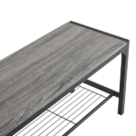 Same Code 99109540 Dining Table Set for 4, Kitchen Table with 2 Chairs and a Bench, 4 Piece Kitchen Table Set for Small Space, Home Kitchen Bar Pub Apartment, Gray - Image 17