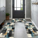 Three-piece kitchen rug set, non-slip and washable, abstract pattern kitchen hallway rug, soft and comfortable, suitable for sinks, floors, entrances, hallways and bathrooms. - Image 11