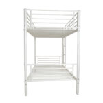 Same Code 38354706 Iron Bed Bunk Bed with Ladder for Kids Twin Size White - Image 7