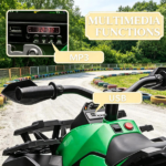12V Green Kids Ride-On ATV, Music Headlights, for 37-60 Months Toddlers - Image 4