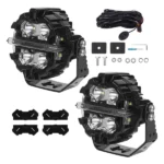 3.5inch LED Pod Light Pods Spot Beam Driving Fog Lights White Amber DRL IP68 - Image 6