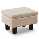 90cm Strip Pattern 3 Tiers Bamboo Stool Shoe Rack Wood Color - Image 14