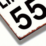 CIFbuy Vintage Metal Speed Limit 55 Sign 8x12 Inch, Rustic Iron Wall Art Retro Classic Sturdy Wall-Mounted Decor 1PC 2D Flat Home Garag TikTok, TikTok, arag Self-pickup Logiopics - Image 6