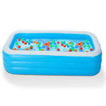 Inflatable Swimming Pools Inflatable Lounge Pool for Kids Baby Adult Inflatable Water Ball Pool for Outdoor Garden Backyard Summer Water Party 103*69*24in No shipments on weekends - Image 2