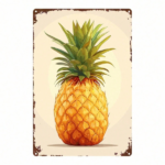 CIFbuy Stylized Pineapple Metal Sign 8x12 Inch Rustic Iron" Wall Art, Vintage 2D Flat Home Bar Decor, Flat Home Bar Decor, Waterproof & Rustproof RustiikTok, RustiikTok, t Self-pickup Logiopics - Image 7