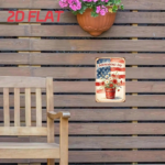 CIFbuy Independence Day 1776 Floral Metal Tin Sign, Inch Patriotic Iron Wall Art, Flag Decor With Pre-Drilled Holes Fo ikTok, ikTok, Self-Inckup Logiop FoArt - Image 7