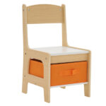 Children's Wooden Table And Chair Set With Two Storage Bags (One Table And Two Chairs) - Image 64