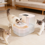 Smart Automatic Pet Water Dispenser, Automatic Pet Water Dispenser with Dual Tank,Dual Tank Filtration 4.5L Cordless Water Fountain with Remote Control for Pets - Image 15