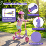 3-Wheel Toddler Scooter with LED Light-Up Wheels for Beginners Age 2+ - Image 6