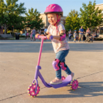 3-Wheel Toddler Scooter with LED Light-Up Wheels for Beginners Age 2+ - Image 7