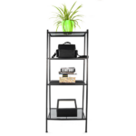 Widen 4 Tiers Bookshelf Black - Image 2