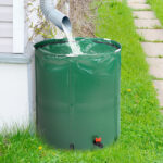 50 Gallon Folding Rain Barrel Water Collector Green - Image 4