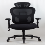 500LBS Big and Tall Office Chair Mesh Breathable, Gaming Chair with Adjustable Backrest Height & Headrest Angle & Adaptive Lumbar Lupport, Executive Computer Desk Chair with 2D Flip-Up Arms,Black. - Image 16
