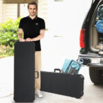 Replace 13198066 Electric Guitar Square Hard Case with Protective Sleeve Fits ST TL Burning fire 170 Style Electric Guitar Blac - Image 25