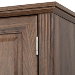 71" Tall Kitchen Pantry Cabinet with 3 Pull Out Cabinet Organizers, Farmhouse Embossed Texture Storage Cabinet with 6 Door Shelves, 2 Drawers, Freestanding Cupboard for Kitchen, Dining Room Brown - Image 8