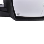 Passenger Right RH Side Black Power Heated Mirror for Jeep Compass MK/MP 17-22 1KPCH1214004 68365136AA 68368576AA 6LL30DX8AA CH1321498 CH1325175 - Image 2