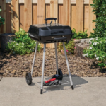 17.5 Inch Charcoal Grill with Wheels and Adjustable Dampers - Image 6