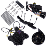 UTV Turn Signal Kit w/ 110D Horn Street Legal Rocker Switch Triangle LED Lights Replacement for Polaris, Can-Am, Teryx, CFMoto - Image 2