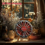 CIFbuy Vintage Round Metal Wreath Painting Kitchen Coffee Corner Decor Tool(TikTok, temu pick-up service) - Image 9