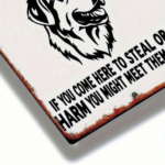 CIFbuy Guardian Dog Maremma Sheepdog Metal Sign, 8x12 Inch" 2D Flat Iron Art, Decor Home Protector Plaque For Living Room 8x1ikTok, 8x1ikTok, t Self-pickup Logiopics - Image 5