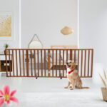 The Wooden Dog Fence Brown - Image 6