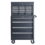 steel tool box black