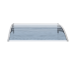 Awning for Door Entrance Window, 38x40 Inch Window Canopy Exterior, UV Rain Snow Protection for House Porch Patio Deck, Gray Bracket & Gray Blue Board - Image 3