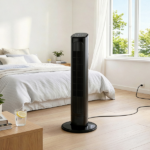 RTW-GR36 US Standard 36 Inch Tower Fan, 110V 45W, Black Plastic Body with Copper Motor, Touch & Remote Control, 3 Speeds, 3 Modes, Oscillating, 9H Timer, Household Fan - Image 7