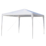 3 x 3m Four Sides Portable Home Use Waterproof Tent with Spiral Tubes White - Image 7