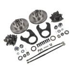 Disc Brake Kit 11 Inch 5 on 4-3/4 Metric Caliper Replacement for Ford Spindle 1937-1948 - Image 3