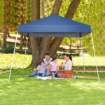 8*8ft Portable Home Use Waterproof Folding Tent Blue - Image 16