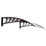 Same Code 70596693 100 x 96cm Household Application Door & Window Rain Cover Eaves Brown Board & Black Holder - Image 21