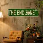 CIFbuy Vintage Industrial Aluminum Metal Sign Terminal Zone Wall Decor Home Bar Cafe Garage Outdoor (TikTok, temu pick-up service) - Image 5
